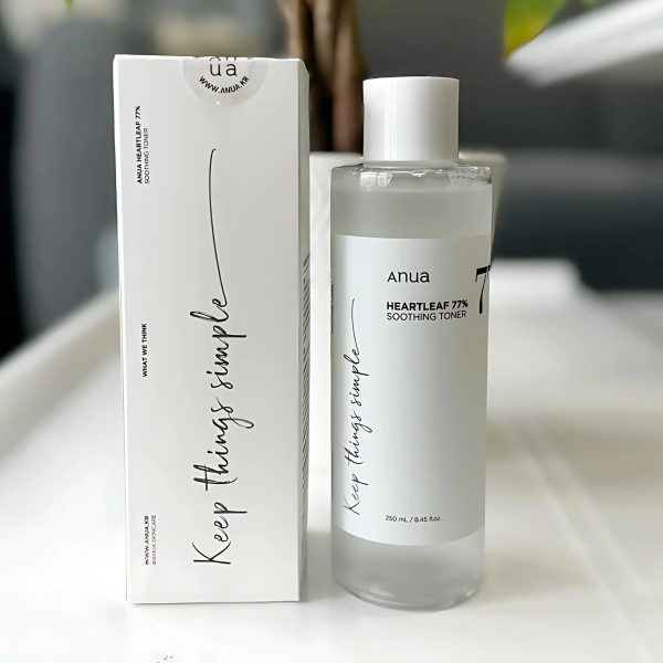 Anua Heartleaf 77% Soothing Toner – Hydrating & Calming Facial Toner For Sensitive Skin, Gentle Daily Skincare (250ml)
